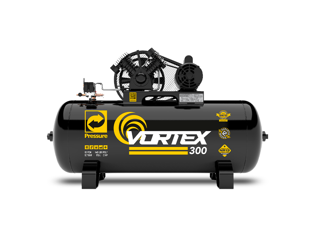 Compressor de Ar Vortex 175l PRESSURE